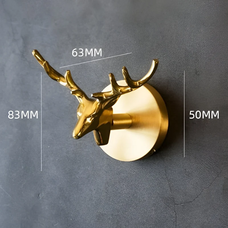 GoldenTrophy™ | Tier-Wandhaken mit Goldfinish