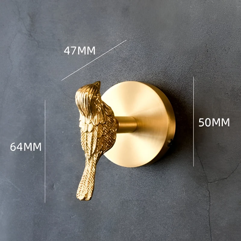 GoldenTrophy™ | Tier-Wandhaken mit Goldfinish