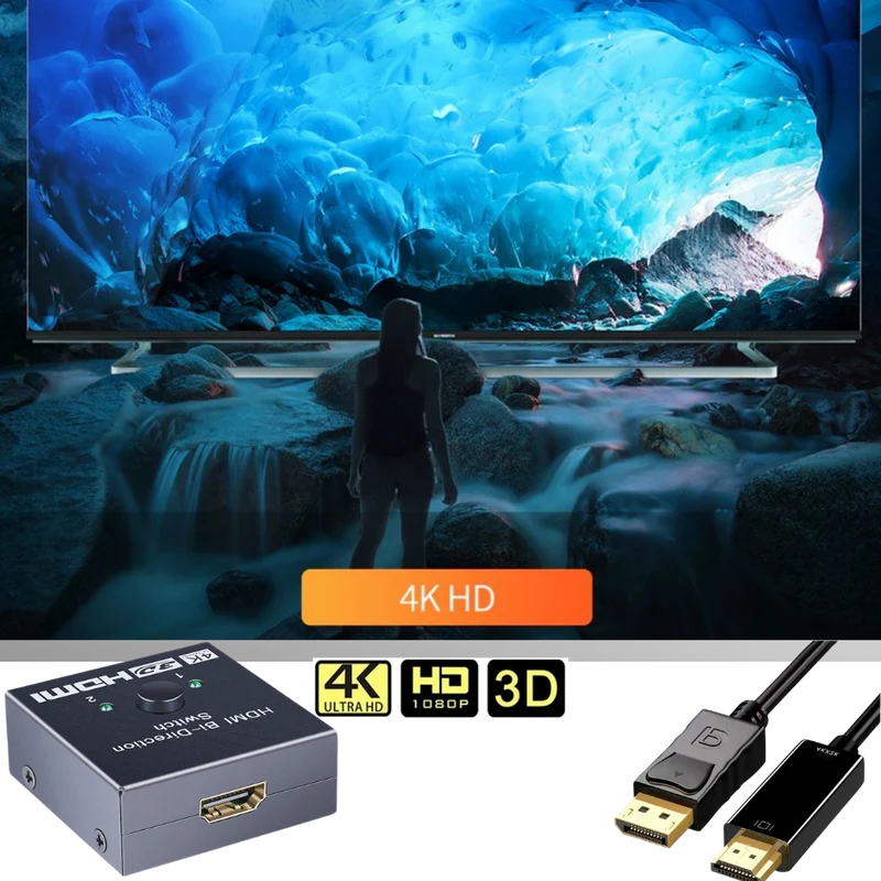 2-Wege HDMI Splitter 4K