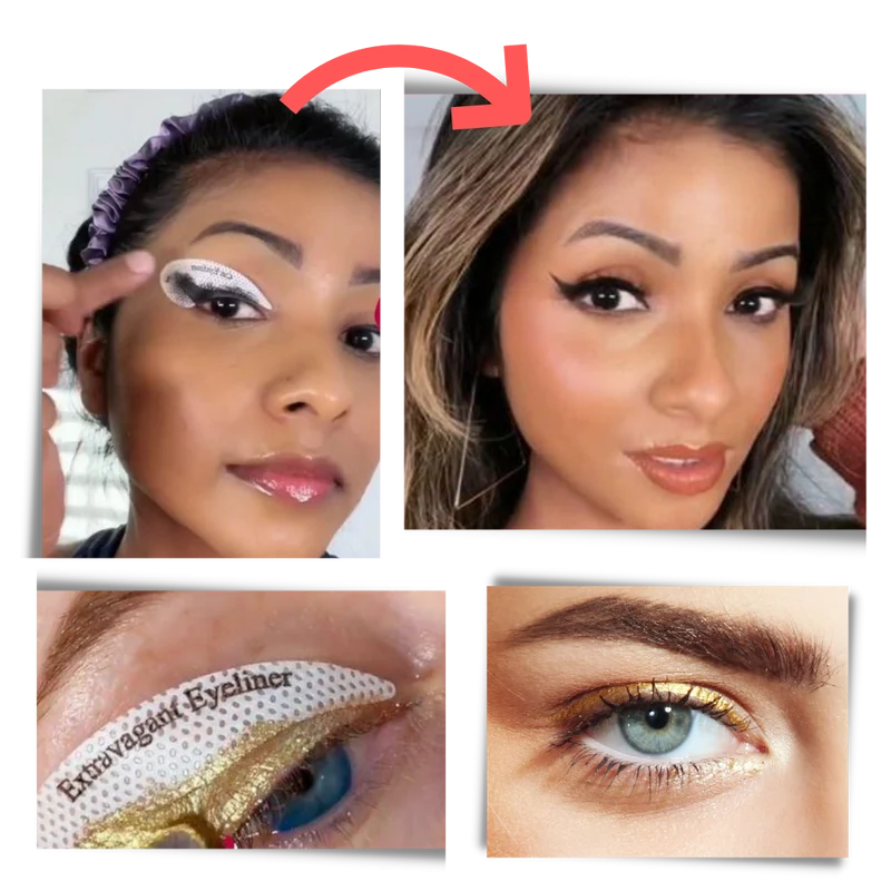 Packung schnelle Eyeliner-Schablonen