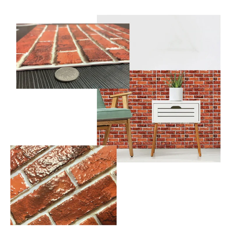 Selbstklebende 3D-Schaumstoff-Wandfliesen