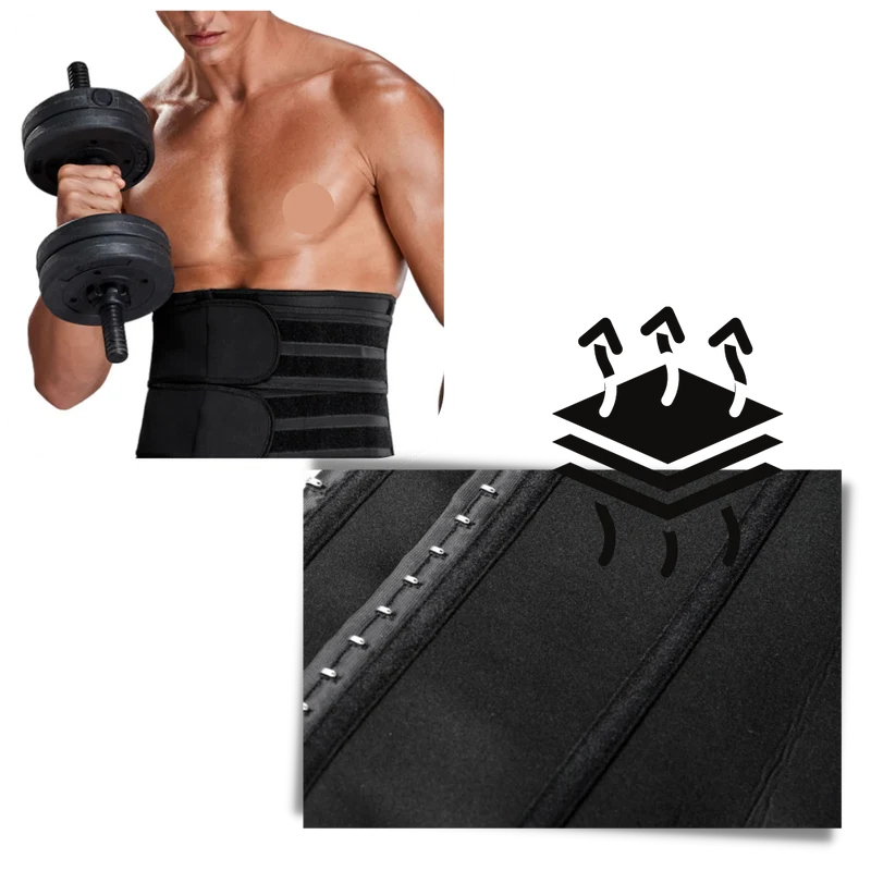 Sauna-Trainer mit Doppelgurt