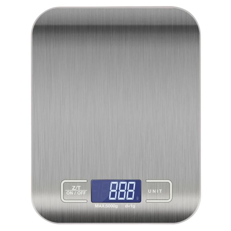 Skanto LCD-Digital-Küchenwaage aus Edelstahl