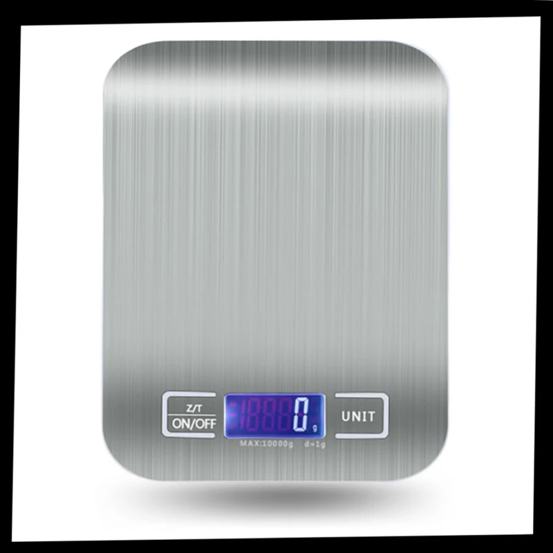 Skanto LCD-Digital-Küchenwaage aus Edelstahl