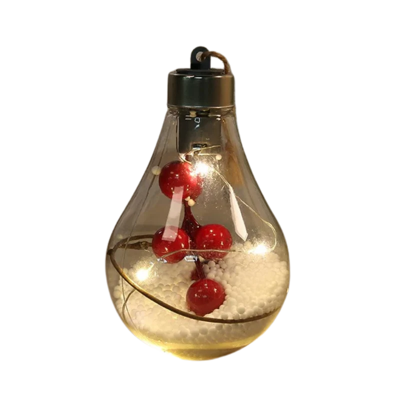 LED-Transparente Weihnachtsbaumkugel-Glühbirne