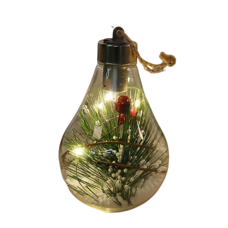 LED-Transparente Weihnachtsbaumkugel-Glühbirne
