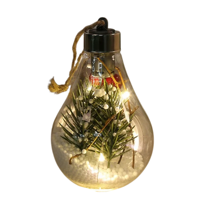 LED-Transparente Weihnachtsbaumkugel-Glühbirne
