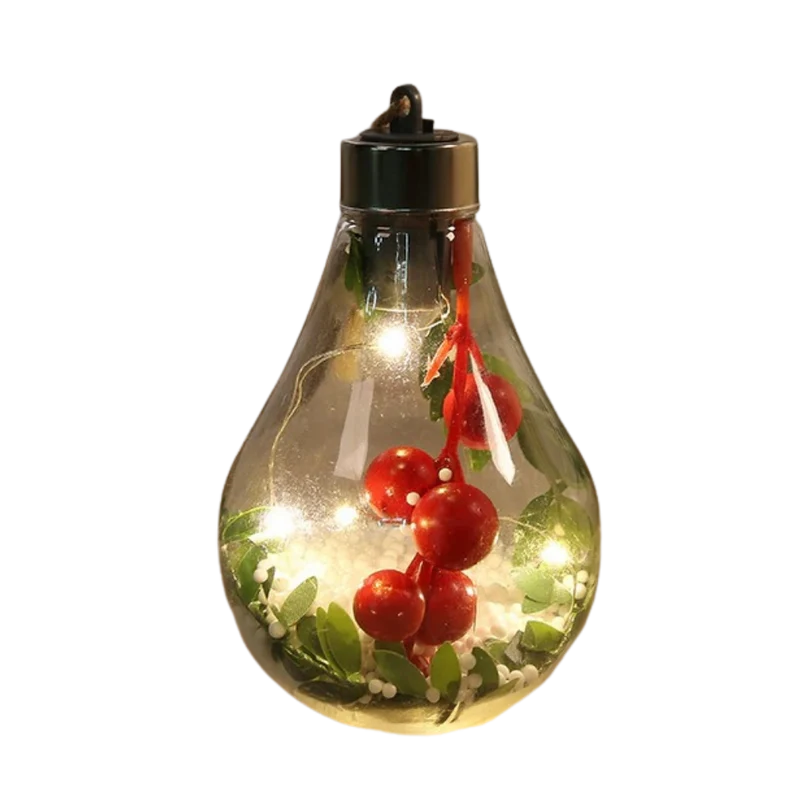 LED-Transparente Weihnachtsbaumkugel-Glühbirne