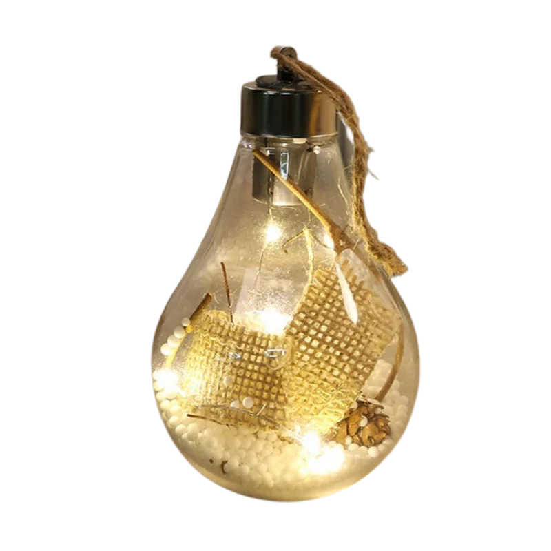 LED-Transparente Weihnachtsbaumkugel-Glühbirne