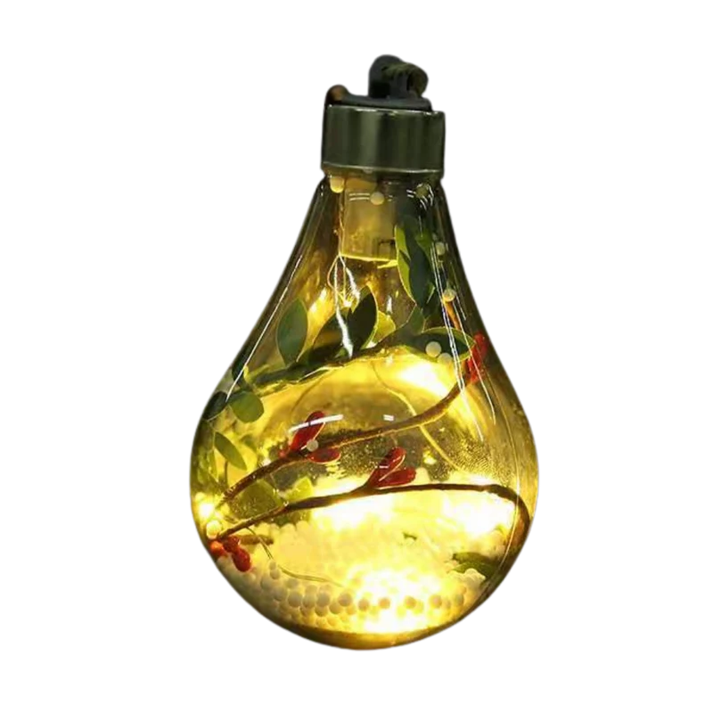 LED-Transparente Weihnachtsbaumkugel-Glühbirne