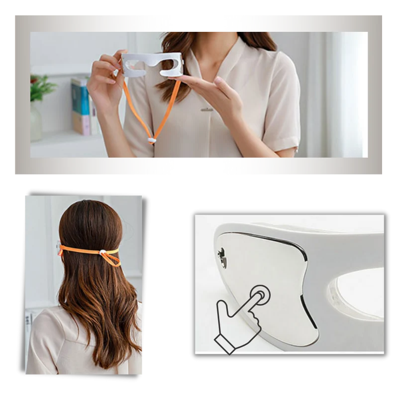 LED-Faltenentfernende Massage-Augenmaske