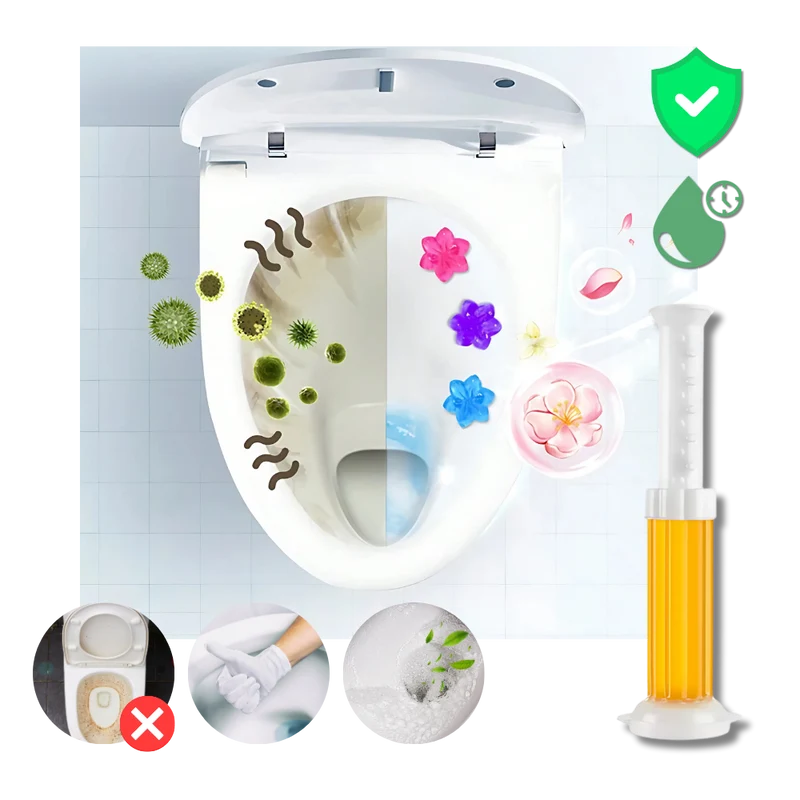 Toiletten-Gel-Stempel mit aktivem Schutz