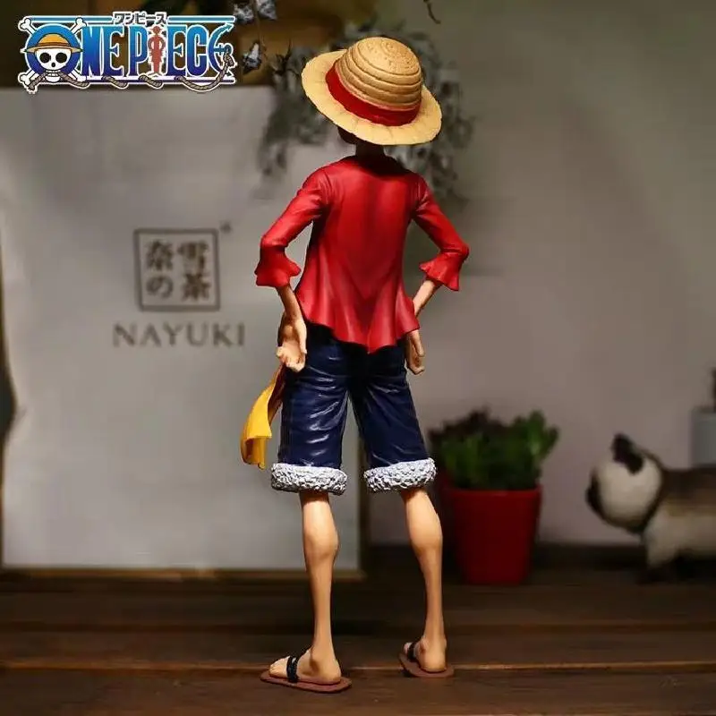 Confident Smiley Luffy Gesichtswechsel-Anime-Figur – 11-Zoll Action-Puppe Modell für Sammler und Fans