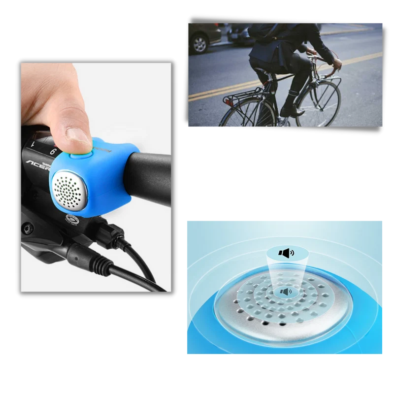 Wasserdichte Silikon-Fahrradhupe