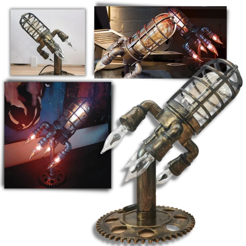 Raketenförmige LED-Lampe