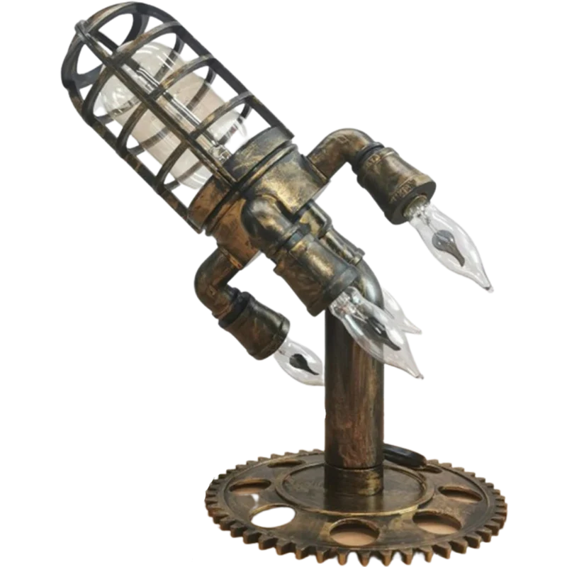 Raketenförmige LED-Lampe