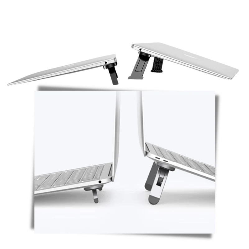 Leichter, unsichtbarer Aluminiumhalter für Laptops