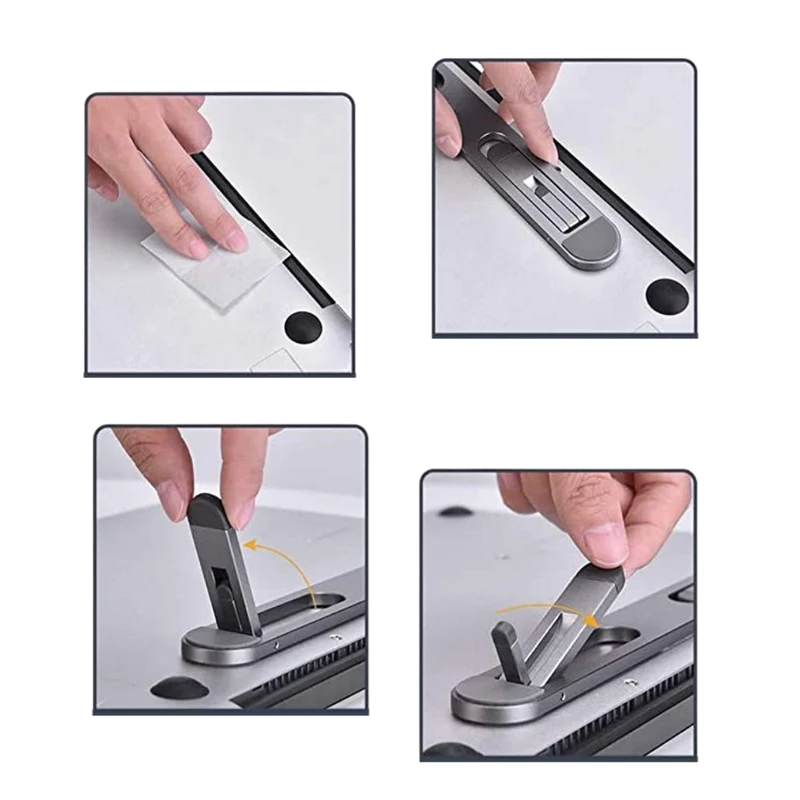 Leichter, unsichtbarer Aluminiumhalter für Laptops