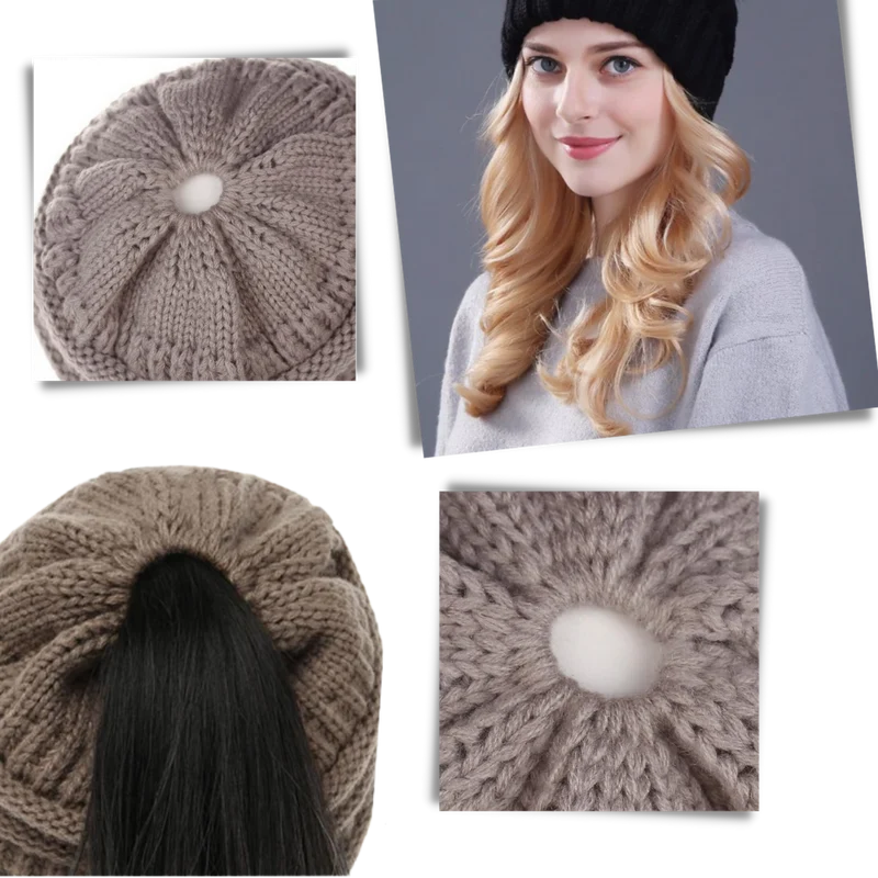 Pferdeschwanz- & Messy-Bun-Mütze