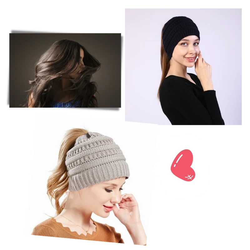Pferdeschwanz- & Messy-Bun-Mütze
