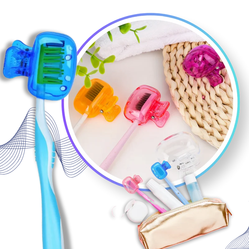 Tragbare, hygienische Zahnbürstenkopf-Abdeckung