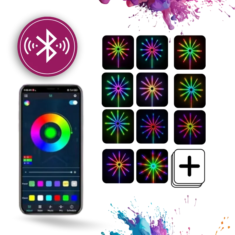 Musiksynchronisierte LED-Lichtstreifen
