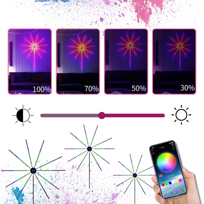 Musiksynchronisierte LED-Lichtstreifen