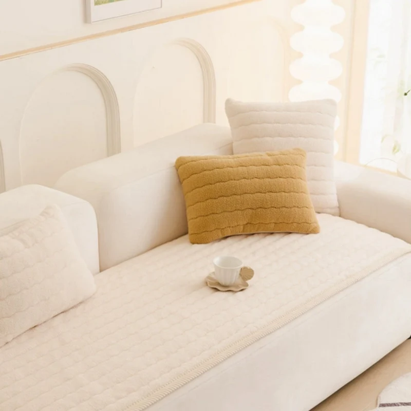 Sofina™ | Plüsch Sofabezug | Bezug für Sofa | Sofa Überwurf