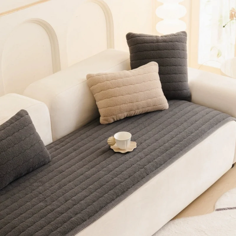 Sofina™ | Plüsch Sofabezug | Bezug für Sofa | Sofa Überwurf