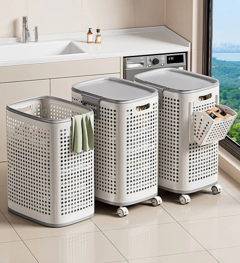 LaundryGlide Bin™ | Eine Woche voller Kleidung, keine Rückenschmerzen, maximaler Stil