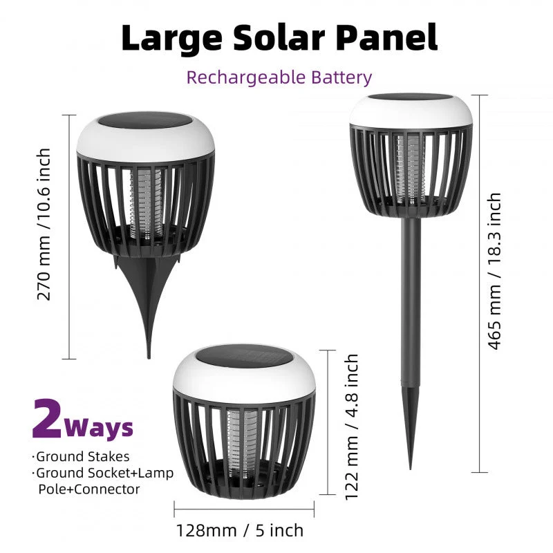 Solar-Gartenleuchte für Außen Skanto