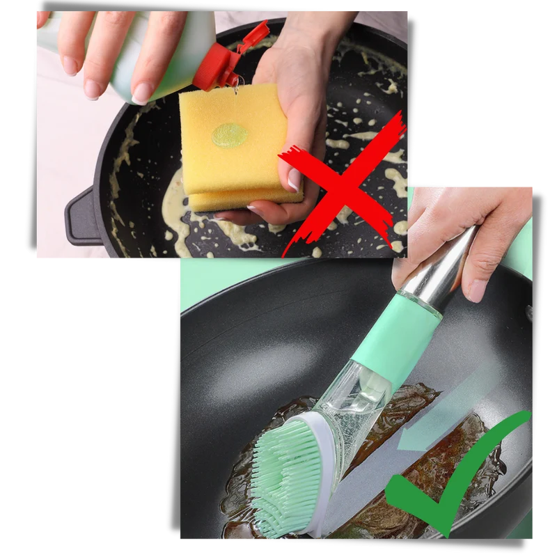 Reinigungsbürste mit Seifenspender