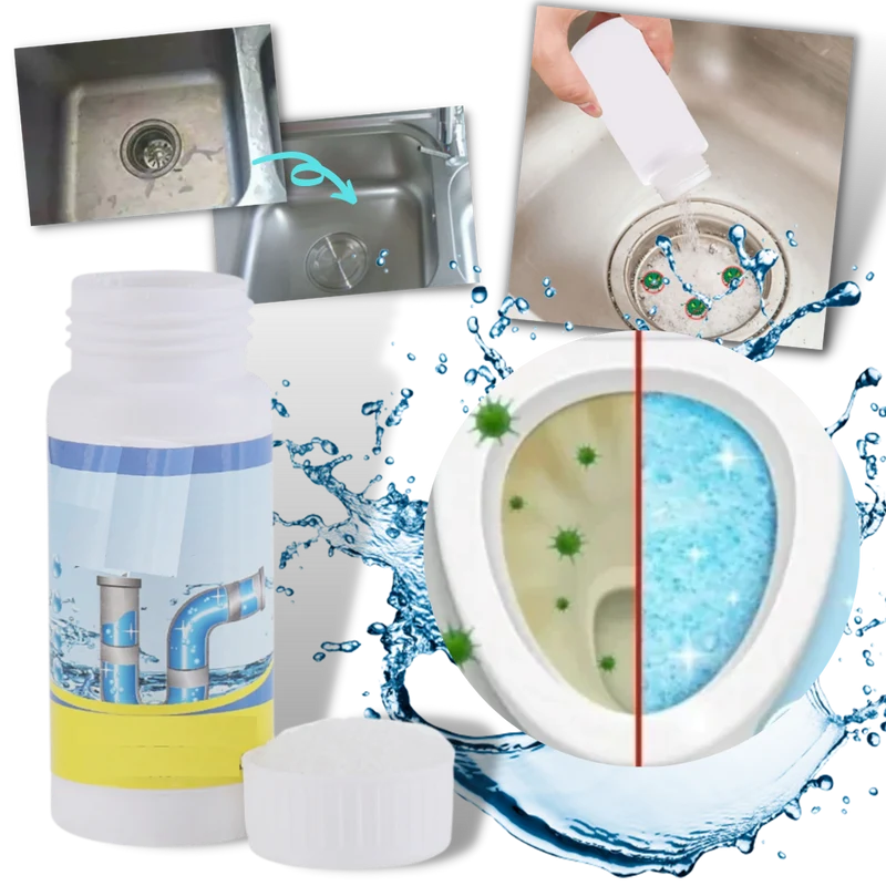 Reinigungspulver für Küchenspüle und Abfluss