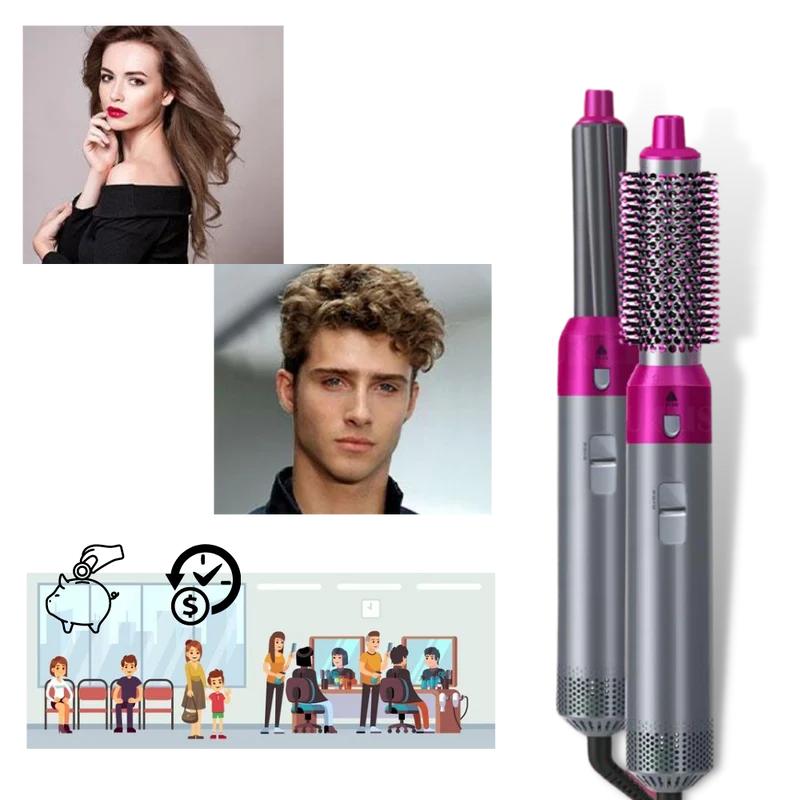 5-in-1 Glätteisen-Set