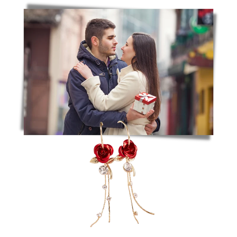 Rosenohrringe