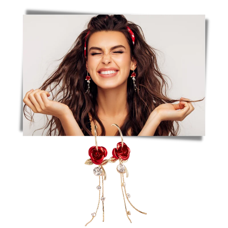 Rosenohrringe