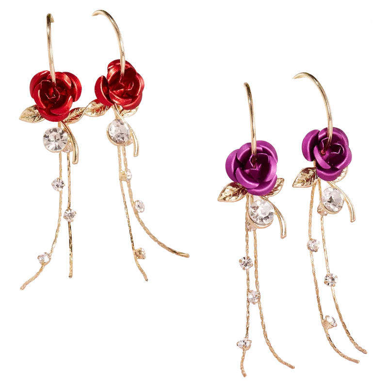 Rosenohrringe