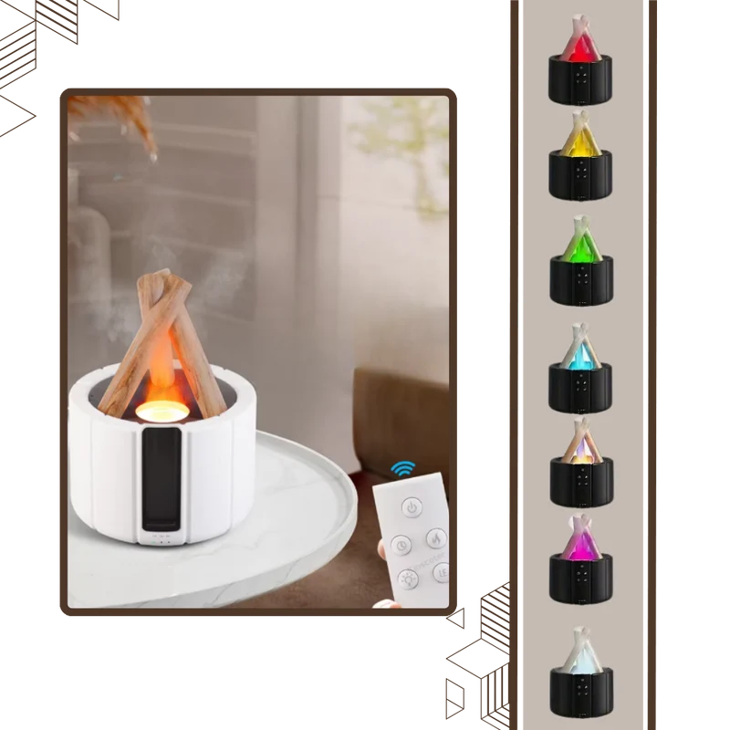 Fesselnder Lagerfeuer-Aromatherapie-Diffusor