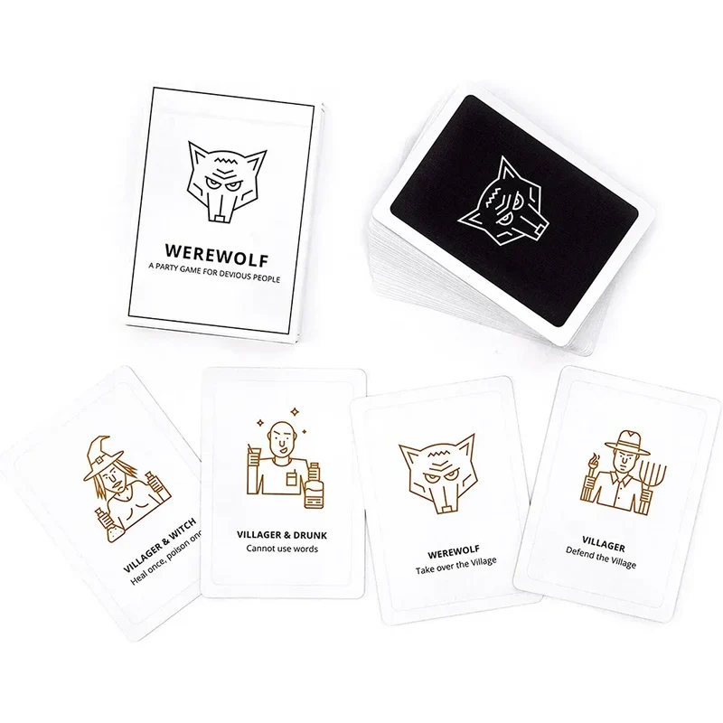 Devious Werewolf Kartenspiel – Lustiges Partyspiel für Erwachsene, Perfekt für Spieleabende und Stellar Factory Sammlungen