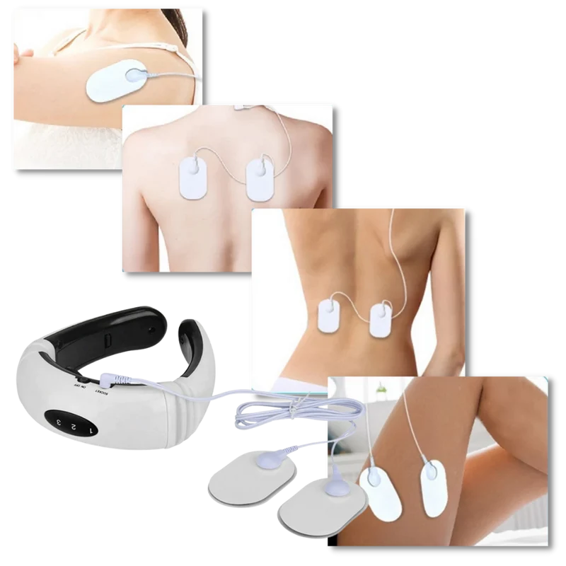 Rundes Nackenmassagegerät mit Infrarotwärme