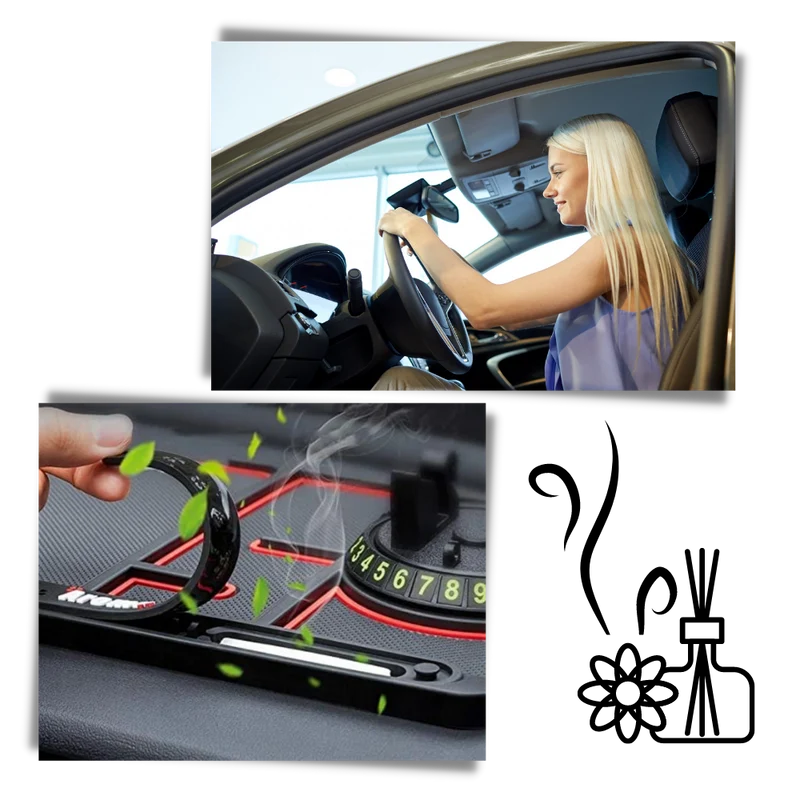 Rutschfeste Matte und Handyhalterung für das Auto