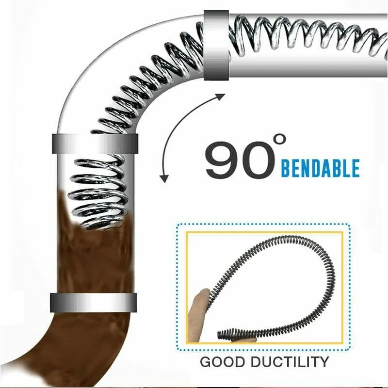 FlexiClear Pro™ | Abflussspirale — Sofortige Reinigung, stressfreier Durchfluss