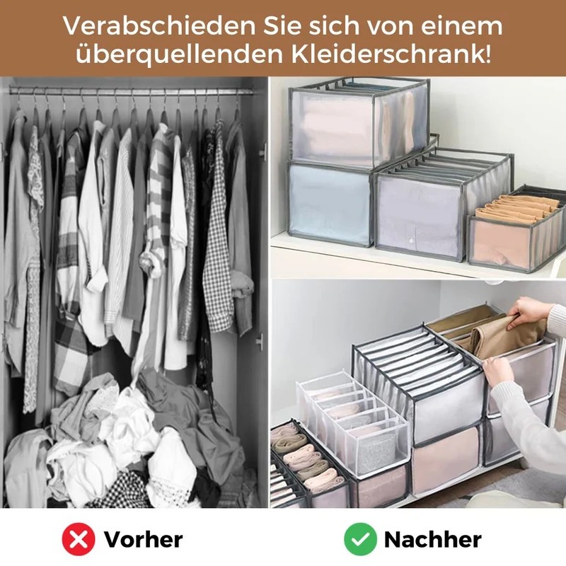 WardroMate™ | Verwandle überfüllte Kleiderschränke in ruhige, ordentliche Räume