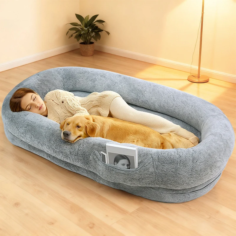 Plüsch Stützendes Hundebett