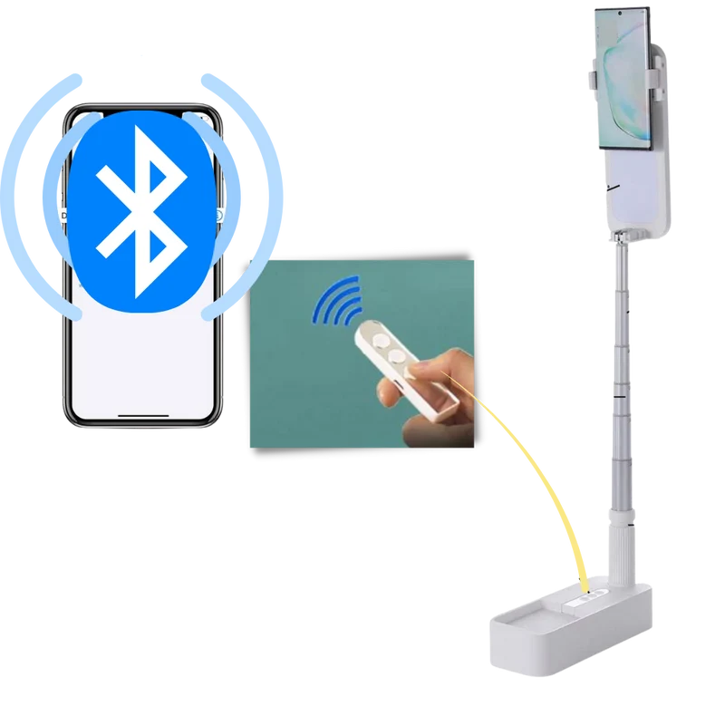 Smartphone-Halterung mit integriertem Bluetooth-Licht-Kit