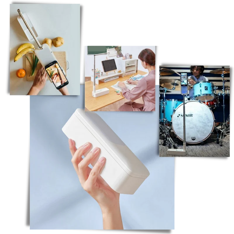 Smartphone-Halterung mit integriertem Bluetooth-Licht-Kit