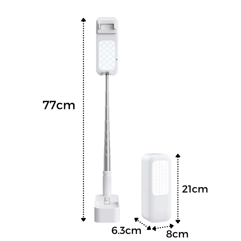 Smartphone-Halterung mit integriertem Bluetooth-Licht-Kit