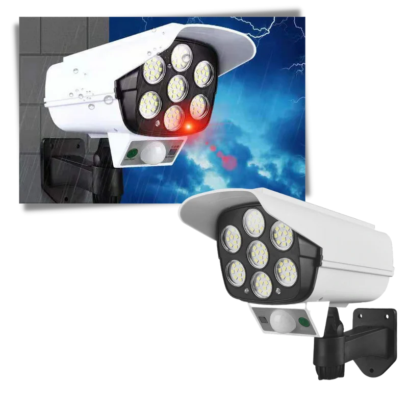 Solarbetriebene LED-Lampe mit Bewegungssensor