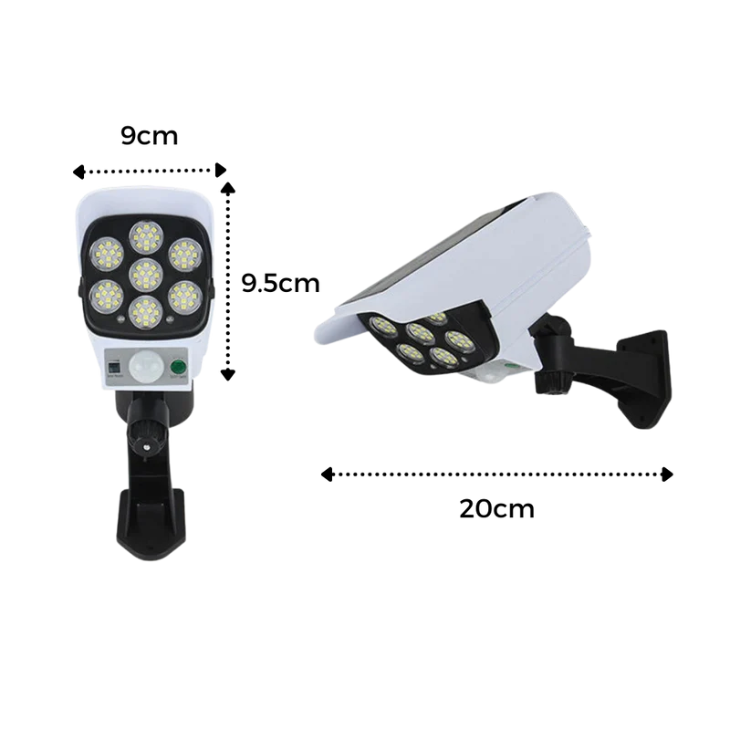 Solarbetriebene LED-Lampe mit Bewegungssensor