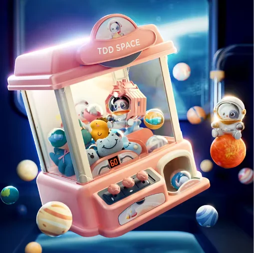 Mini-Greifautomat Standard – Interaktives Puppenfangspiel, lustiges Weihnachtsgeschenk für Kinder